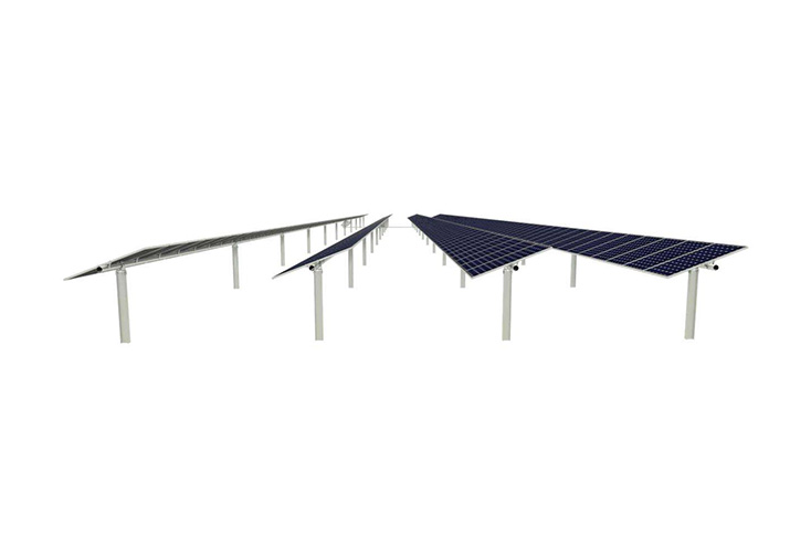 Flat Single- axis Photovoltaic Supporting Bracket